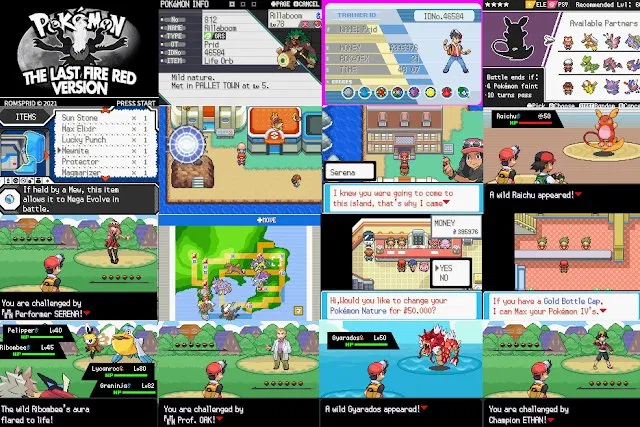 Pokemon The Last Fire Red GBA