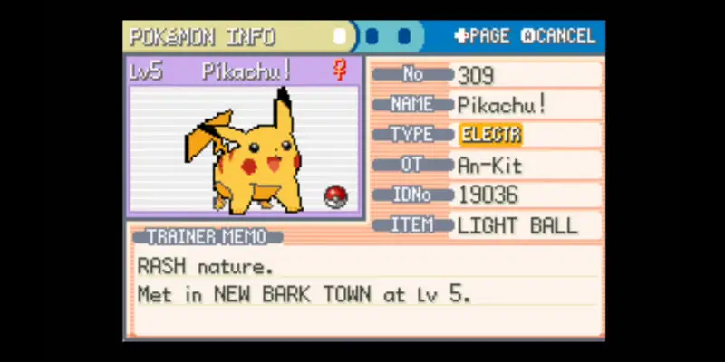 Pokemon Ash Johto