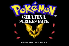 Pokemon Giratina Strikes Back GBA