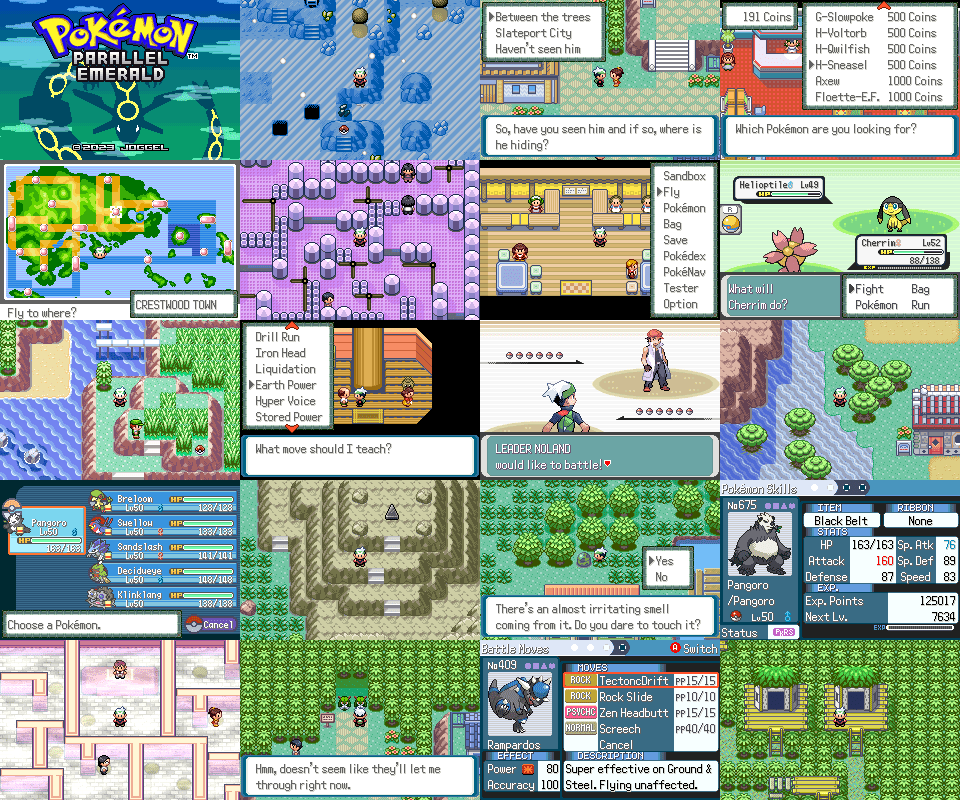 Pokemon Parallel Emerald GBA