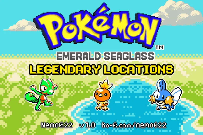 Pokemon Emerald Seaglass Legendary Pokemon Locations