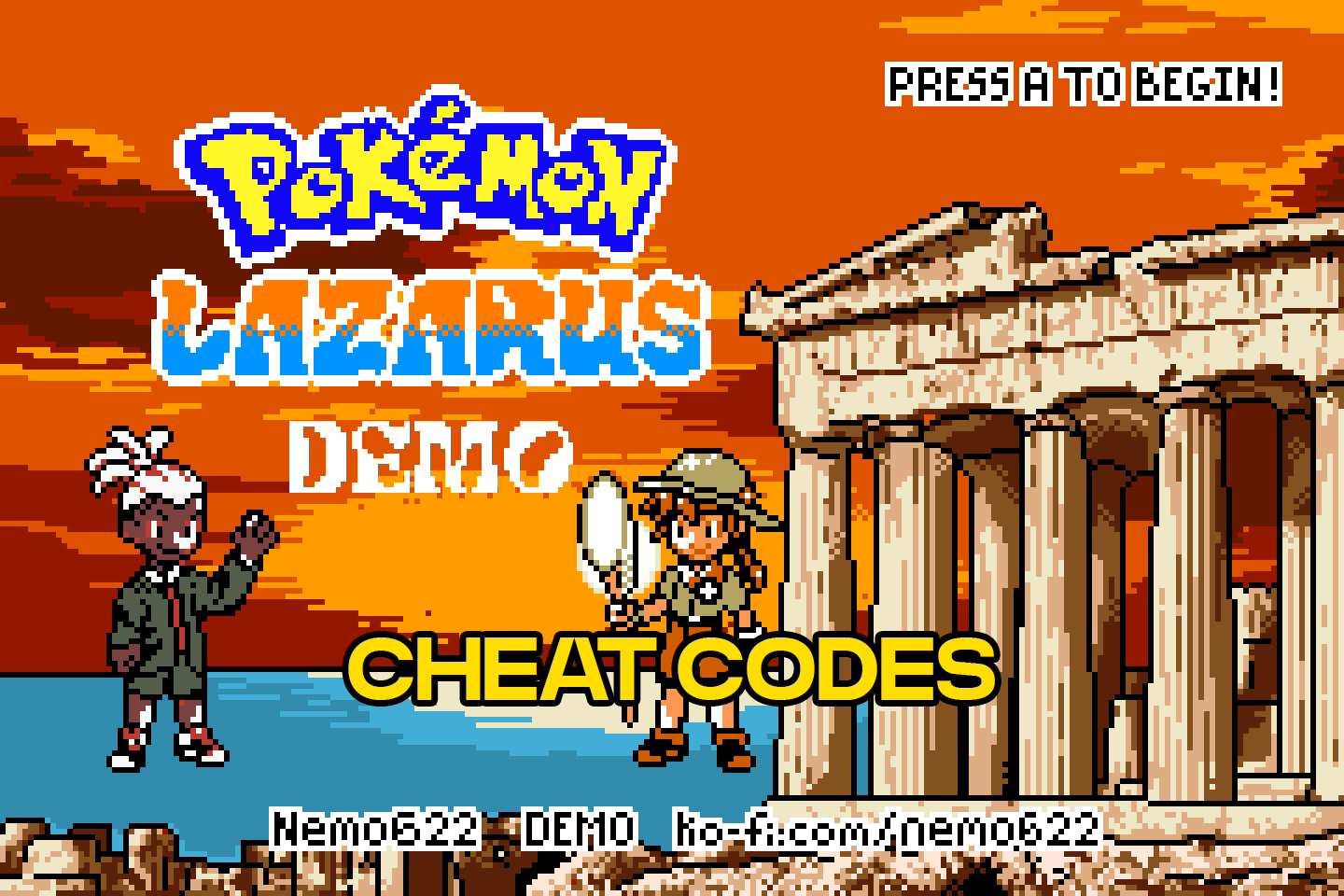 Pokemon Lazarus Cheats (Rare Candy, Master Ball)